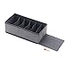 Onlyeasy Closet Underwear Organizer Drawer Divider, Set of 4 Foldable Cloth Storage Boxes Bins, Under Bed Organizer for Bras Socks Panties Ties, Linen-like Gray, MXDSS4P