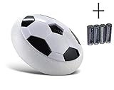 THESIMPLE - Kids Air Power Soccer Football Music Disc, Boys Girls Sport Children Training Football with Soft Foam Bumpers and LED Lights, Suspended Ball for Indoor and Outdoor Christmas Present