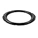 Zerone 10inch Perforated Rubber Speaker Edge Surround Ring, Subwoofer Surround Ring Replacement Parts for Speaker Repair or DIY (Black)
