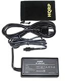 HQRP AC Power cord Adapter compatible with Sony DCRSX40 DCRSX60 DCRSR47 plus HQRP Carrying Bag