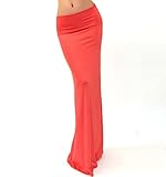 Vivicastle Women's Spand Long Solid Rayon Foldover Maxi Skirt