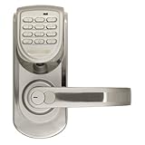 LockState LS-6600-R-S 200-Code Keyless Digital Door Lock, Right-Hand, Silver
