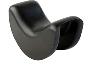 Betty Dain Neck-Eez Shampoo Bowl Neck Rest, Durable Sealed Foam Rubber, Provides Premium Comfort at Shampoo Bowl, Easy to Clean and Sanitize, Waterproof, Black