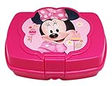 Disney 14407 Minnie Mouse Kids Sandwich Box Girls Lunch Box, Pink