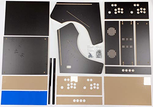 Micro Center Raspberry Pi (not Included) Retro Arcade 2-Player Bartop Cabinet - Unassembled