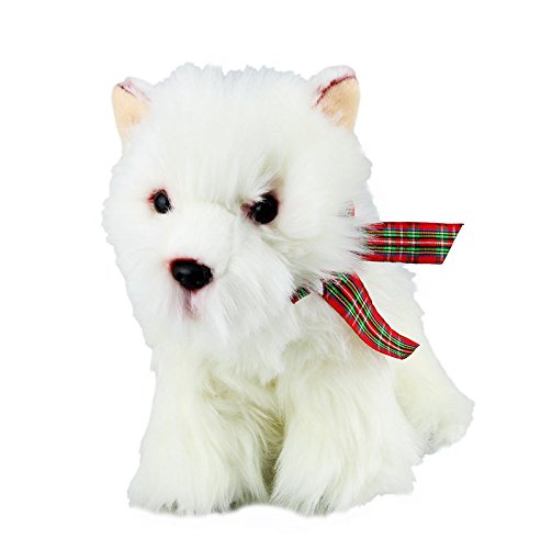 Faithful Friends Plush Dog WEST HIGHLAND TERRIER- Plush Soft Cute Dog- Stuffed Animal- Branded Collectible Toy