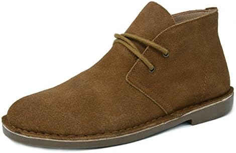 BRUNO MARC NEW YORK Men's Classic Original Suede Leather Desert Storm Chukka Boots