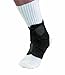 Mueller Adjustable Ankle Support, Black, One Size Fits Most | Supportive Ankle Brace