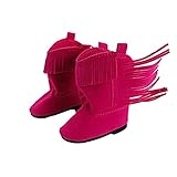 Hot Pink Cowgirl Boots | Fits 18