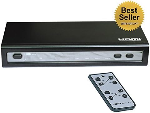 360hdmi153; Premium Hdmi Matrix Switcher Splitter 4x2 (4 in X 2 Out) w/ Remote Control - Fully Compliant with Latest Hdmi Technologies