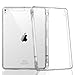 HBorna iPad 9.7 inch Case for iPad 2018/2017 / Pro 9.7 / Air 2 / Air Model, Lightweight and Soft TPU Back Case Cover [with Pencil Holder] for Apple iPad 9,7'' Model,Transparent