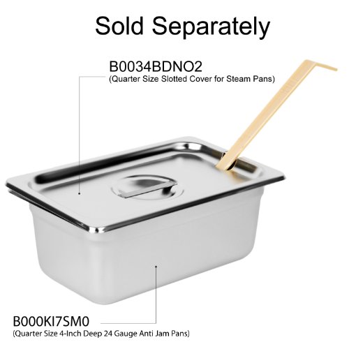 Excellante Quarter Size 4-Inch Deep 24 Gauge Anti Jam Pans