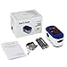 Zacurate 400B Fingertip Pulse Oximeter Blood Oxygen Saturation Monitor with Batteries and Lanyard Included