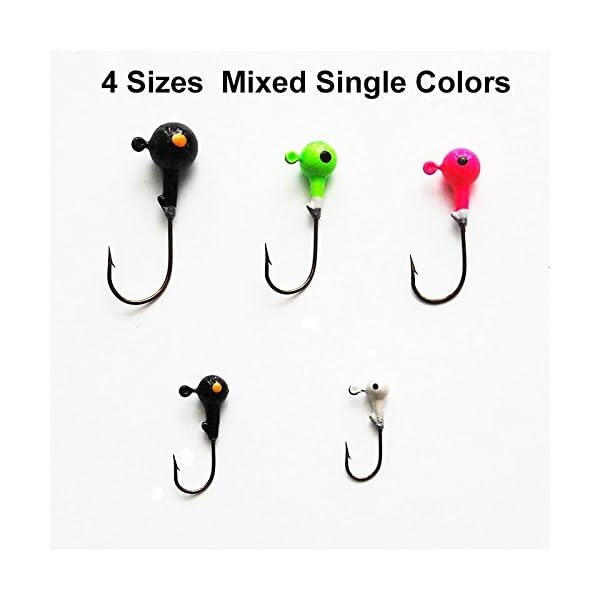 Shaddock-Fishing-46-50pcsbox-Assorted-Jig-Heads-Hooks-Ice-Fishing-Jig-Hooks-Fish-Feather-Round-Lead-Hook-Fishing-CrappieMarabou-Jigs-Tackle-Kit