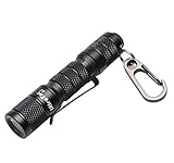 AIDIER A7 Pocket Keychain Flashlight, Super High Bright 180 lumen CREE LED, EDC Mini Flashlight Waterproof, 1 AAA Battery Included, Christmas Gift