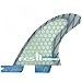 FCS II Performer Performance Core Carbon Quad Rear Surfboard Fins - Small