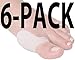 NatraCure Gel Big Toe Bunion Guard - 1316-M NCBC 6PK - (6 Pack) - (For Pain Relief from Friction, Pressure, and Hallux Bunions)
