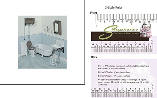 Dollhouse Miniature Victorian Bathroom Kit