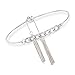 Ross-Simons Italian Sterling Silver Link and Tassel Bolo Bracelet