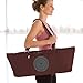 Gaiam Yoga Mat Tote Bag, Brown Marrakesh