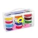 KAYLAN Crystal Clay Soft Slime Magic Mud Toy 12 Tins with 12 Color Pack of 1