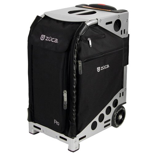 ZUCA Pro Artist Rolling Bag with Builtin Seat (Choose Your Color) Stacking Pouch Set and Travel