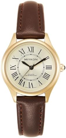 Triple wrap brown leather, silver studded and silver rhinestone watch Mix it. Match it. Make it yours ✨ Our dualtone watches are  main image 4