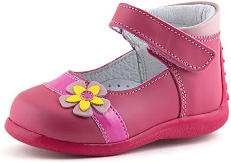 Wobbly Waddlers Flat Shoes with Arch Support for Toddler Girls' First Steps