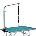 Free Paws Heavy Duty Stainless Steel Pet Rubber Surface Grooming Table with Arm and Noose