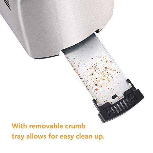 2 Slice Toaster,Stainless Steel Compact Toaster,Top Rated Best Prime