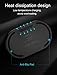 Dual Wireless Charging Pad,ICONFLANG Double Wireless Charger Pad for iPhone 8 iPhone 8 Plus iPhone X Samsung Note8 S8 S8+ S7 S7 Edge S6 S6 Edge (AC Adapter Not Included) - Black