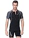 DIVE & SAIL Wetsuit Jacket Men 1.5mm Neoprene Dive Rash Guard Keep Warm For Surfing Kayaking