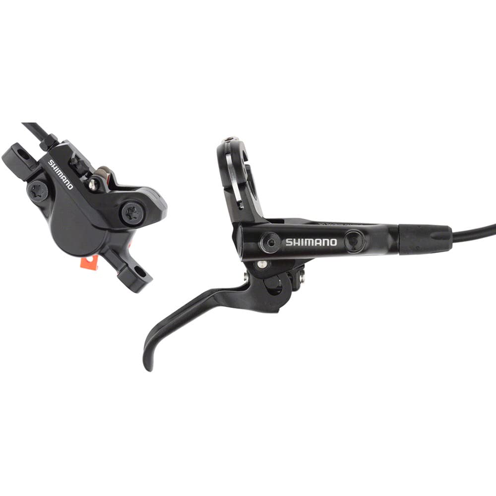 Photo 1 of SHIMANO BR-MT500 Disc Brake and BL-MT501 Lever - Rear, Hydraulic, 2-Piston, Post Mount, Black