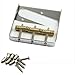 TStoy New Chrome 3 Copper Saddle Ashtray Bridge For Telecaster TELE Electric Guitar