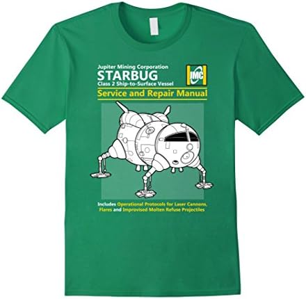 Men's Starbug Service and Repair Manual 3XL Kelly Green