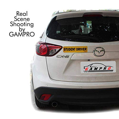 GAMPRO Set of 3 Vehicle Reflective Student Driver Magnetic Signs Bumper Stickers, 12 X 3 X 0.1 Inches Reflective Vehicle Car Sign Drivers, Reduce Road Rage and Accidents for Rookie Drivers - Thumbnail 6