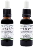 5% Lugol's Iodine Solution, Twin Pack (Two bot.), 2x 1 Oz., Pharmaceutical grade, Made with 5 Percent Iodine and 10% Potassium Iodide ...