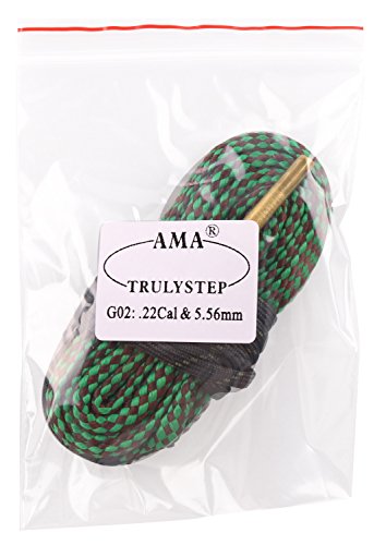 WMN_TRULYSTEP New Gun Barrel Rope Cleaner .17 .22 Cal .308 .380 9mm Caliber 12 20 28 Gauge Rifle/Pistol/Shotgun Cleaning (G02 : .22 Cal .223 Cal & 5.56mm)