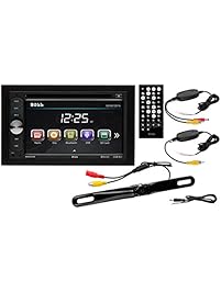 Boss Audio B9351WRC Double Din, Touchscreen, Bluetooth, DVD/CD/MP3/USB/SD AM/FM Car Stereo, 6.2 Inch Digital LCD Monitor, Wireless Remote, Wireless Rear License Plate Camera.