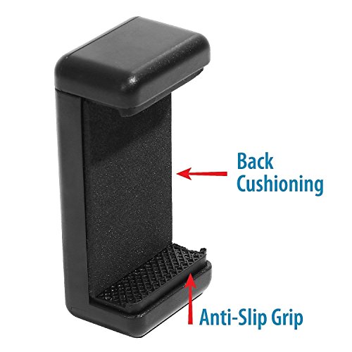iShot Pro Remora S1 iPhone Universal Smartphone Tripod Monopod Mount Holder + HD Metal Pipe Bar Pole Clamp Adapter - Compatible with iPhone Samsung Galaxy Nexus LG HTC and Other 2.2-3.2" Cell Phones