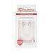 RadiArmor Anti-Radiation Air Tube Headphones - EMF Free Listening with New in-Ear pod Design (White)