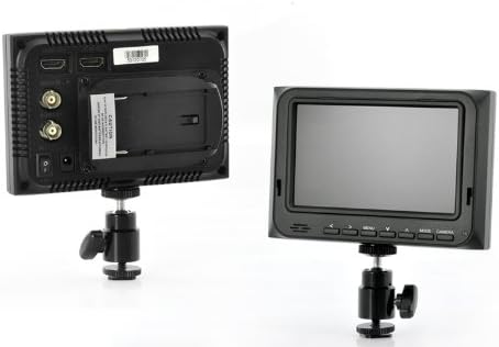 5 Inch On-Camera DSLR Monitor - HDMI Cable, Sun Blind