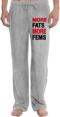 UGWATQ Fashion More Fats More Fems Jogger Pants Running Trousers Sweatpants Light Weight Jersey Pants
