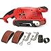 SPTA Belt Sander 3×18-Inch with 14Pcs Sanding Belts, Bench Sander with Variable-speed Control, Fixed Screw Clamps, Dust Box, Vacuum Adapters, Suit for Sanding and Grinding