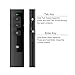 Doosl Wireless Presenter, 2.4GHz Rechargeable Powerpoint Remote Control PPT Clicker Presentation Pointer Pen - Black