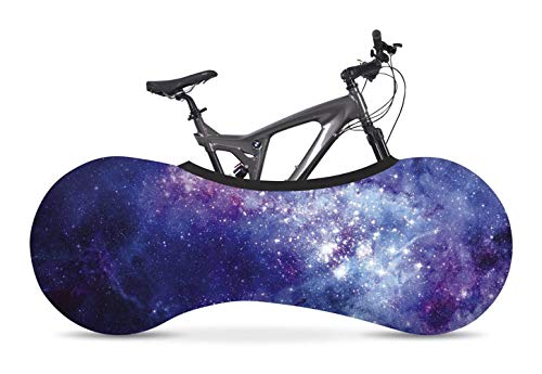 Velo Sock Bicycle Indoor Cover for Storage and Transportation, Stretchy Dirt Proof Fabric, Bike Travel Protection Cover – Galaxy