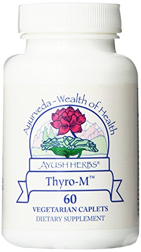 Ayush Herbs Inc Herbal Supplement, Thyro-M, 60 Count