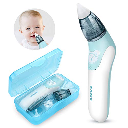 HK Baby Nasal Aspirator, Nose Cleaner with 3 Size Reusable Snot Sucker for Newborns, Toddlers and Infant