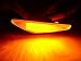 DEPO 2004-2006 BMW E46 2D Coupe & Cabrio Amber LED Clear Side Marker Light Set