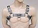 Leather Mens Harnesses,BDSM Slave Bondage, Male Chest Strap Harness Restraints,Sex Toys for Men Clubwear Style 6 Harness
